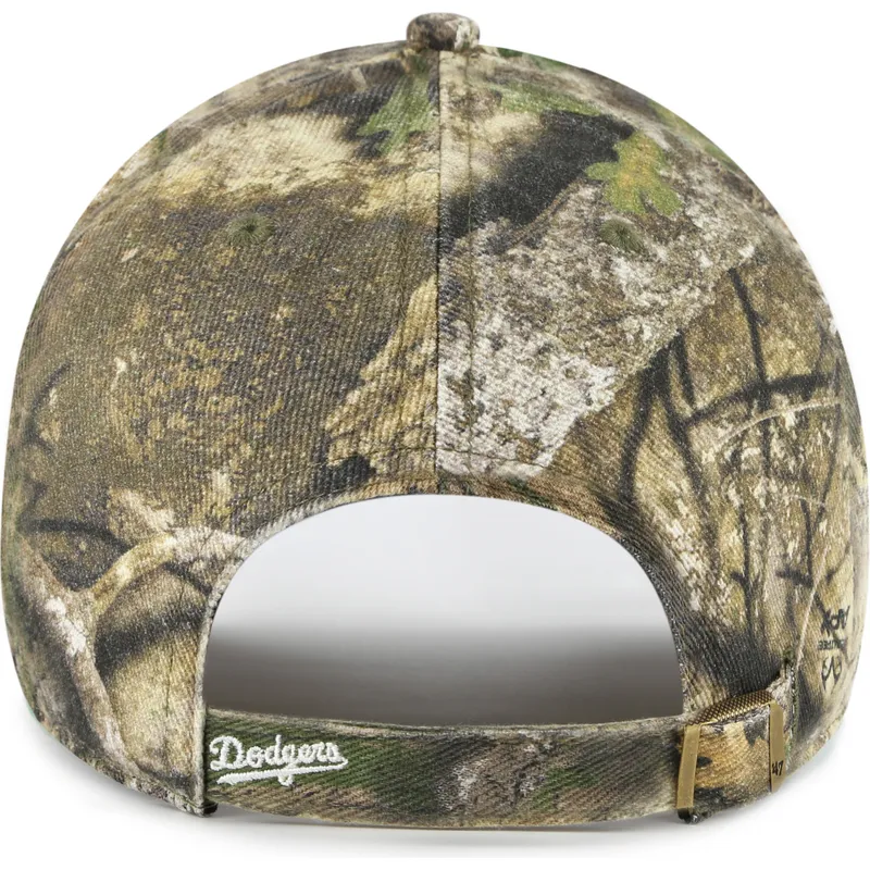cepur-izliekta-maskesanas-regulejams-clean-up-realtree-no-los-angeles-dodgers-mlb-no-47-brand