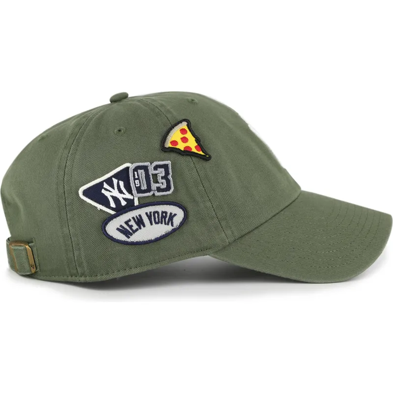 cepur-izliekta-zals-regulejams-clean-up-badges-no-new-york-yankees-mlb-no-47-brand