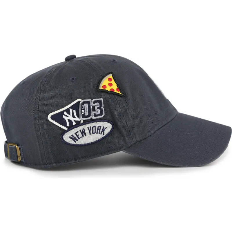 cepur-izliekta-tumsi-zils-regulejams-clean-up-badges-vintage-no-new-york-yankees-mlb-no-47-brand