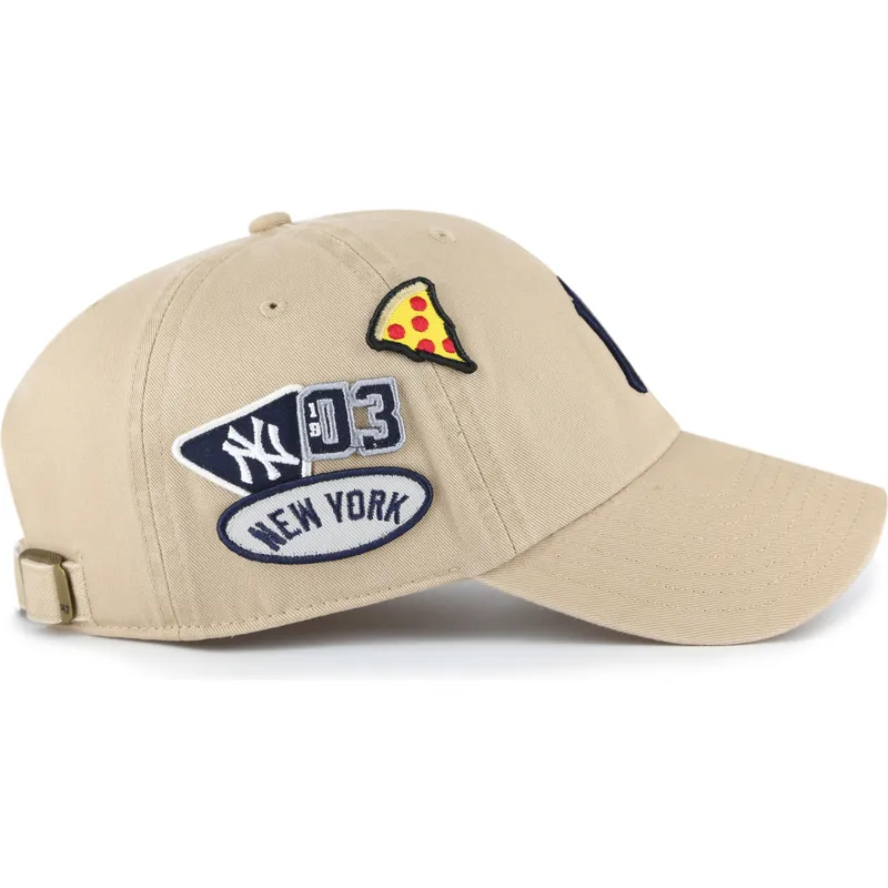 cepur-izliekta-haki-regulejams-clean-up-badges-no-new-york-yankees-mlb-no-47-brand