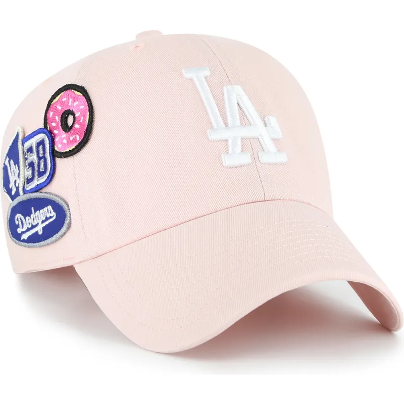 cap-izliekta-pink-adjustable-strap-clean-up-badges-no-los-angeles-dodgers-mlb-no-47-brand cap-izliekta-pink-adjustable-strap-clean-up-badges-no-los-angeles-dodgers-mlb-no-47-brand
