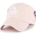 cepur-izliekta-roza-regulejama-lente-clean-up-badges-no-los-angeles-dodgers-mlb-no-47-brand