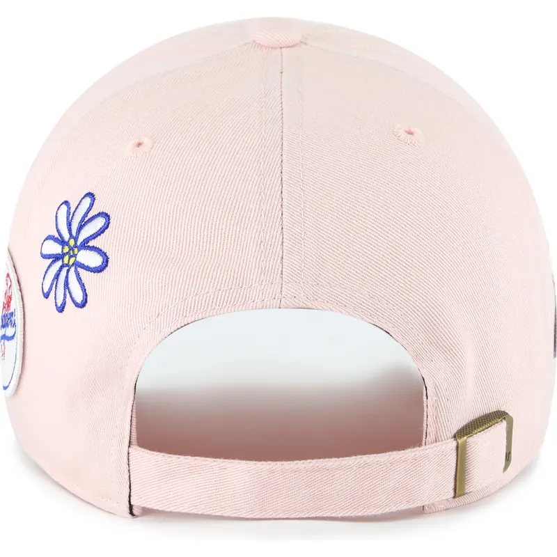 cap-izliekta-pink-adjustable-strap-clean-up-badges-no-los-angeles-dodgers-mlb-no-47-brand cap-izliekta-pink-adjustable-strap-clean-up-badges-no-los-angeles-dodgers-mlb-no-47-brand