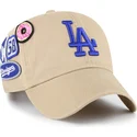 cap-izliekta-khaki-adjustable-strap-clean-up-badges-no-los-angeles-dodgers-mlb-no-47-brand