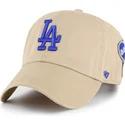 cap-izliekta-khaki-adjustable-strap-clean-up-badges-no-los-angeles-dodgers-mlb-no-47-brand