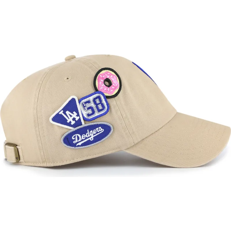 cepur-izliekta-haki-regulejams-clean-up-badges-no-los-angeles-dodgers-mlb-no-47-brand