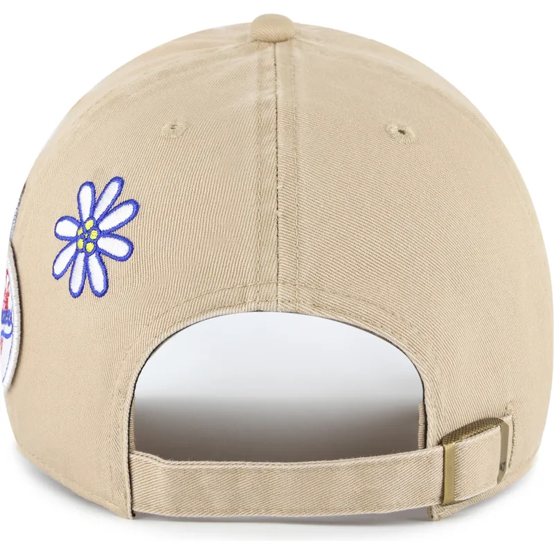 cap-izliekta-khaki-adjustable-strap-clean-up-badges-no-los-angeles-dodgers-mlb-no-47-brand