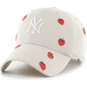 bojd-beige-justerbar-keps-clean-up-scatter-new-york-yankees-mlb-av-47-brand
