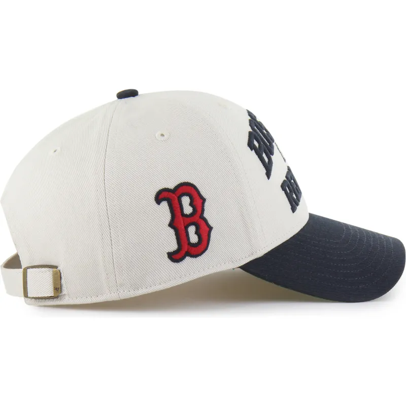 cap-izliekta-beige-adjustable-strap-mvp-broke-line-no-boston-red-sox-mlb-no-47-brand