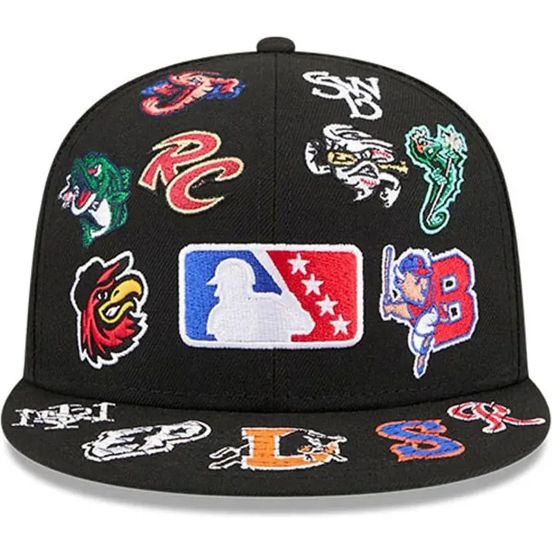 czarna-dopasowana-czapka-z-daszkiem-59fifty-all-over-milb-new-era