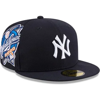 Cepur plakana tumši zils pieguļošs 59FIFTY Hidden Hit no New York Yankees MLB no New Era