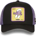 cepur-izliekta-truckeris-melns-snapback-smu-craz-purpurais-rukitis-zilisi-no-capslab