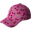 cepur-izliekta-roza-regulejama-lente-cherry-spacecap-no-kangol