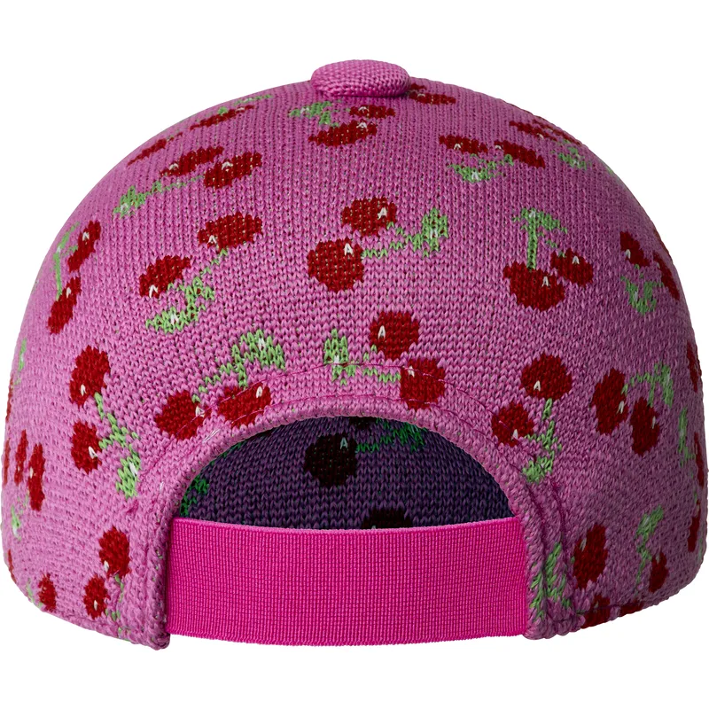 cepur-izliekta-roza-regulejama-lente-cherry-spacecap-no-kangol