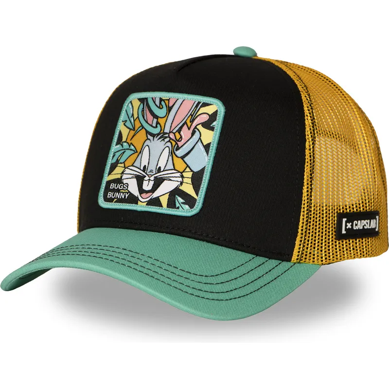 czapka-trucker-czarna-zolta-i-zielona-bugs-bunny-loo13-bugb-looney-tunes-od-capslab