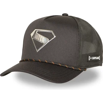 Cap izliekta black snapback Superman DC Comics no Capslab