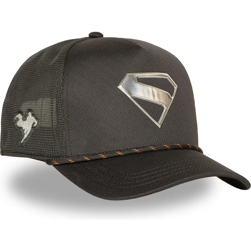 cepur-izliekta-truckeris-melns-snapback-dc12-pctholob-superman-dc-comics-no-capslab cepur-izliekta-truckeris-melns-snapback-dc12-pctholob-superman-dc-comics-no-capslab