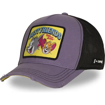 Gorra trucker violeta Tom y Jerry TAJ8 BESB Looney Tunes de Capslab