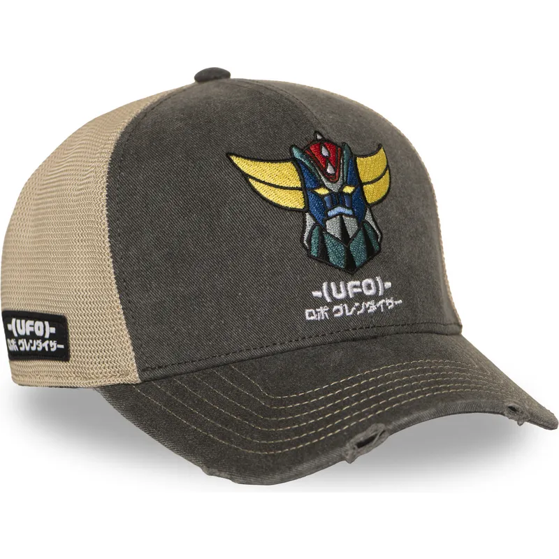 casquette-trucker-grise-et-beige-robot-grendizer-gol7-golb-capslab