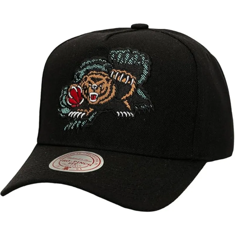 cepur-izliekta-melns-snapback-tilted-pro-no-vancouver-grizzlies-nba-no-mitchell-ness