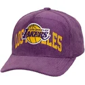 cepur-izliekta-violets-snapback-arch-stamp-pro-no-los-angeles-lakers-nba-no-mitchell-ness