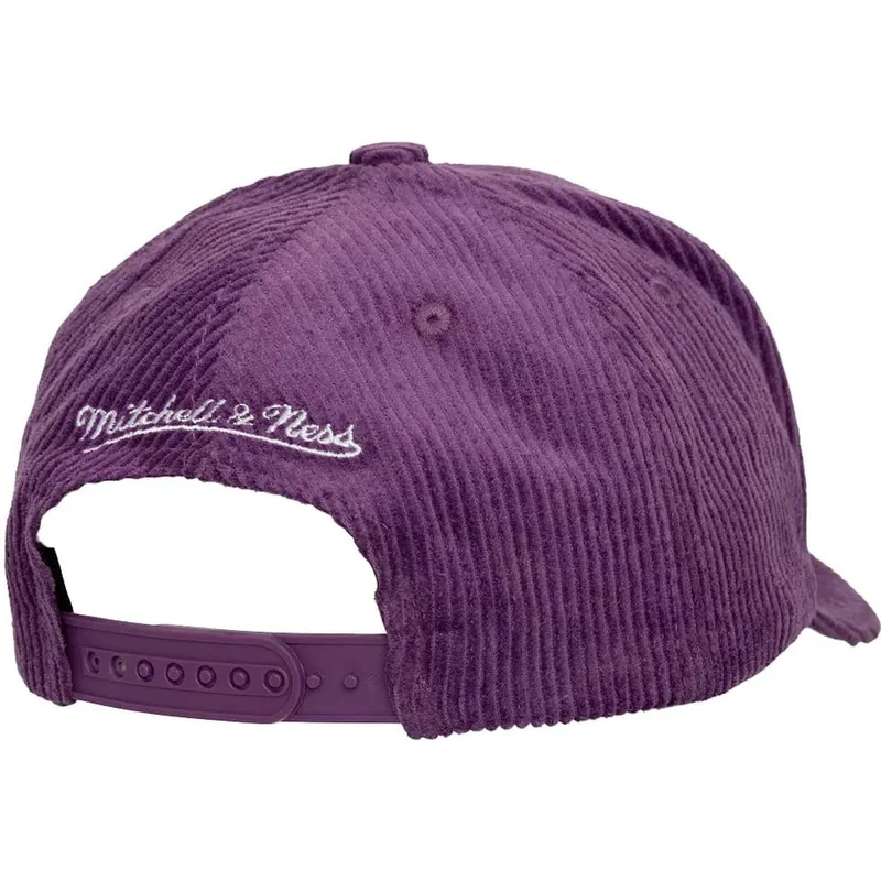 casquette-courbee-violette-snapback-arch-stamp-pro-los-angeles-lakers-nba-mitchell-ness