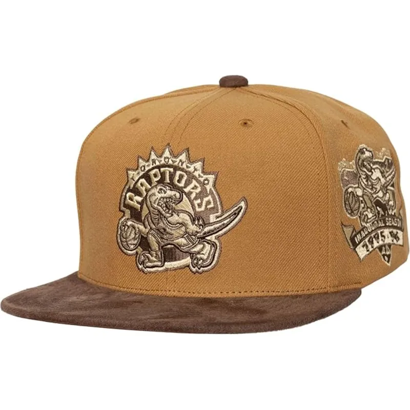 cepur-plakana-bruns-regulejams-coffee-strapback-no-toronto-raptors-nba-no-mitchell-ness