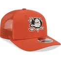 cepur-izliekta-truckeris-oranzs-snapback-9seventy-stretch-snap-evergreen-no-anaheim-ducks-nhl-no-new-era