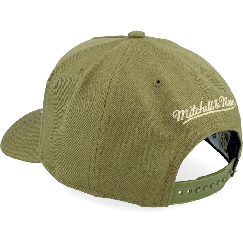 casquette-courbee-verte-snapback-fashion-basic-pro-toronto-raptors-nba-mitchell-ness