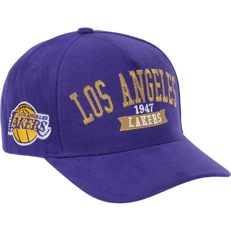 cap-izliekta-violet-snapback-shady-suede-pro-no-los-angeles-lakers-nba-no-mitchell-ness