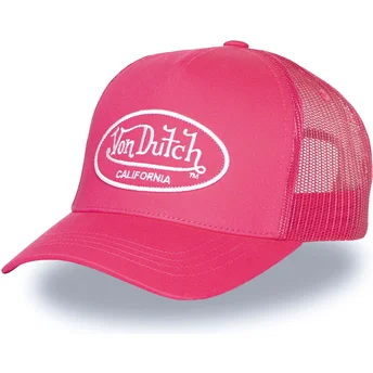 Cepur izliekta truckeris rozā snapback LOF B46 no Von Dutch