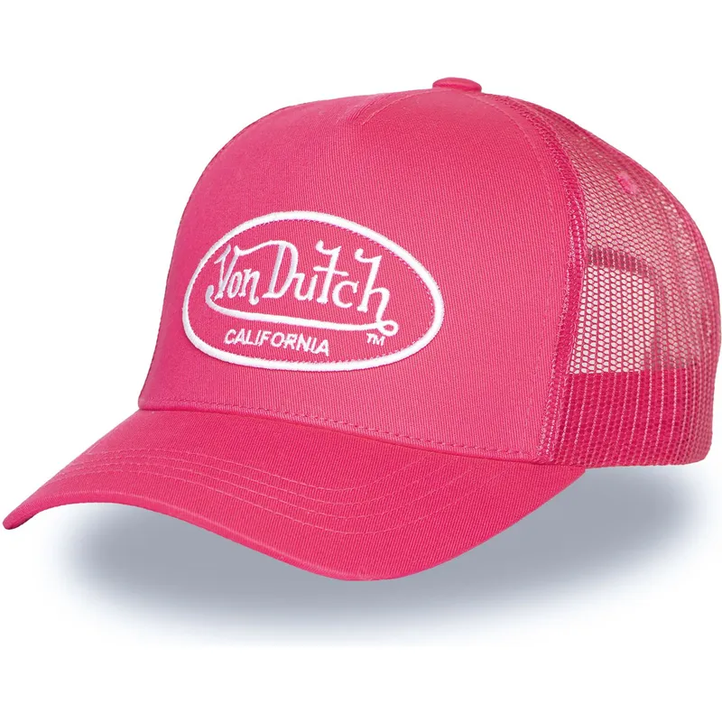 cepur-izliekta-truckeris-roza-snapback-lof-b46-no-von-dutch