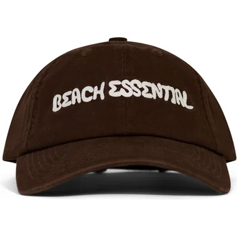 Braune verstellbare Curved Cap Beach Essential von Pica Pica