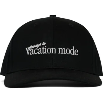 Czarna zakrzywiona czapka snapback Vacation Mode od Pica Pica