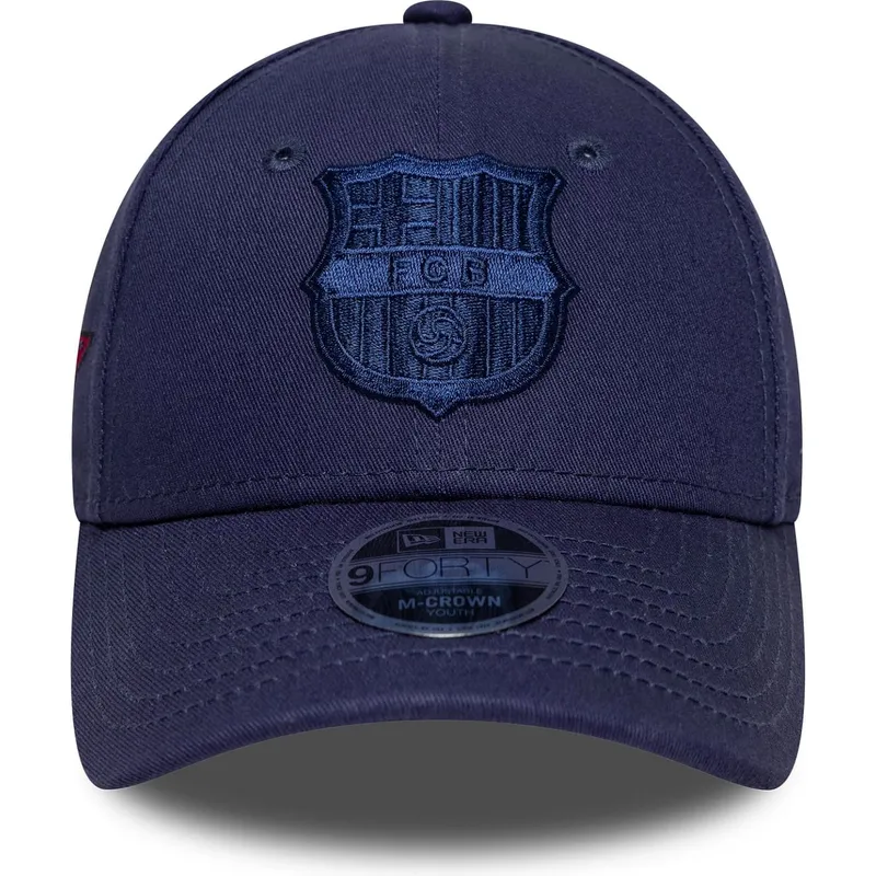 cap-izliekta-navy-blue-snapback-berniem-9forty-m-crown-graphic-no-fc-barcelona-laliga-no-new-era