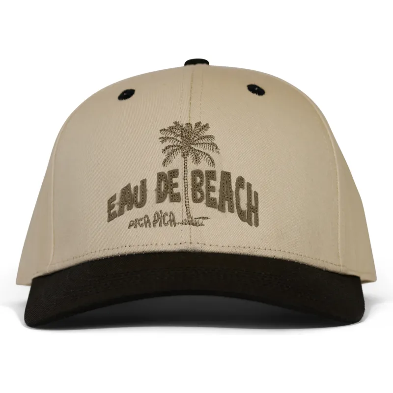 cap-izliekta-beige-snapback-eau-no-beach-no-pica-pica