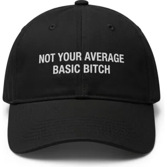 Cepur izliekta melns regulējama lente Not Your Average Basic Bitch no Pica Pica