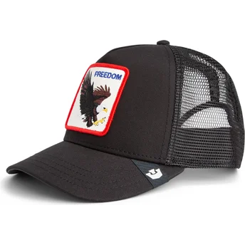Casquette trucker noire aigle Freedom Goorin Bros.