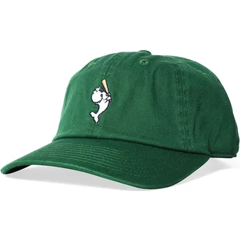 Zielona regulowana czapka z daszkiem Ballpark Yokohama Whales MLB od American Needle