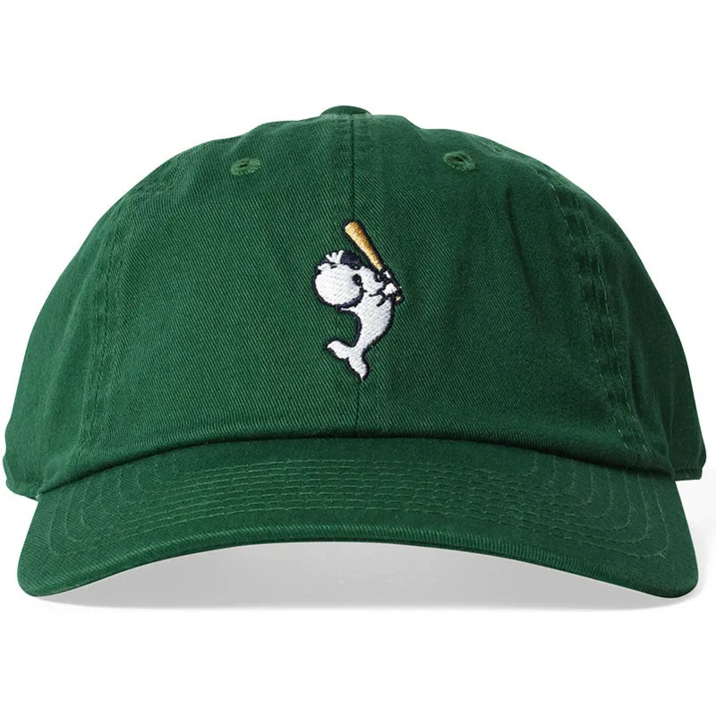 american-needle-curved-brim-ballpark-yokohama-whales-mlb-green-adjustable-cap