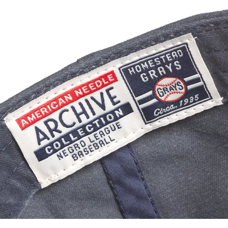casquette-courbee-noire-ajustable-archive-homestead-grays-mlb-american-needle