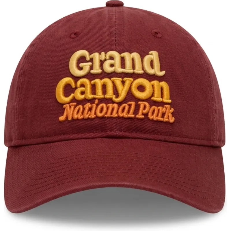 rote-verstellbare-curved-cap-ballpark-grand-canyon-national-park-von-american-needle