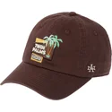 cap-izliekta-brown-adjustable-strap-no-american-needle