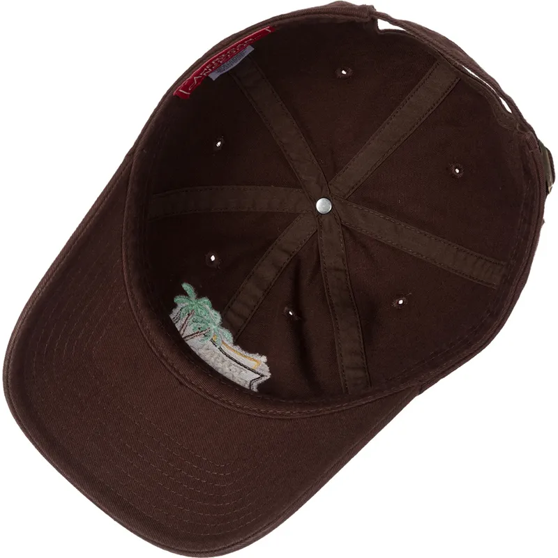 cap-izliekta-brown-adjustable-strap-no-american-needle
