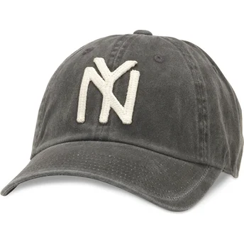 Casquette courbée noire ajustable Archive New York Black...