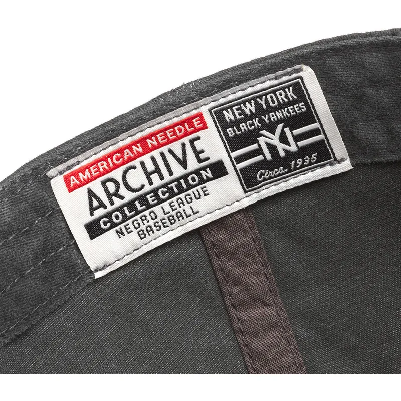 casquette-courbee-noire-ajustable-archive-new-york-black-yankees-mlb-american-needle