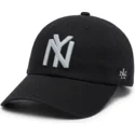 cepur-izliekta-melns-regulejama-lente-ballpark-no-new-york-black-yankees-mlb-no-american-needle