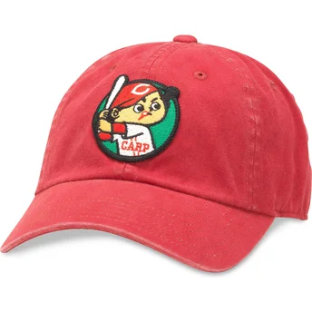 Czerwona regulowana czapka z daszkiem Archive Hiroshima Toyo Carp od American Needle