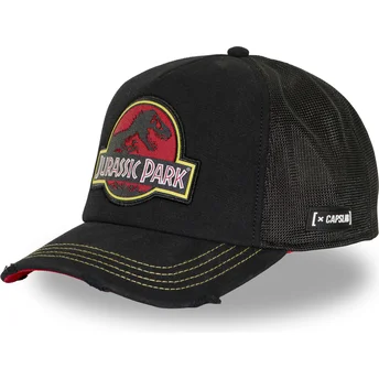 Cap izliekta black snapback Jurassic Park no Capslab