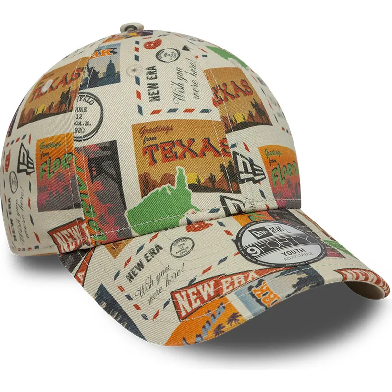 cepur-izliekta-daudzkrasains-regulejams-berniem-9forty-location-all-over-print-no-new-era